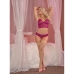 Conjunto de Lingerie Exposed Cor de Rosa Castanho-avermelhado (L/XL)