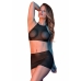 Compleu de lenjerie Exposed Negru (L/XL)