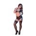 Conjunto de Lingerie Exposed Preto (L/XL)