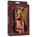 Set di Lingerie Exposed Nero Rosa (XXL)