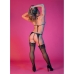 Set di Lingerie Exposed Nero (S/M)