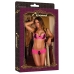 Ensemble de Lingerie Exposed Noir Rose (S)