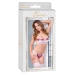 Set di Lingerie Exposed Crema Rosso Granato (L/XL)