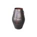 Vase Romimex Black Metal 45 x 67 x 45 cm