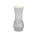 Vaso Romimex Cinzento Vidro 15 x 30 x 15 cm