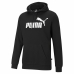 Herenhoodie Puma Ess Big Logo Zwart