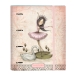 Biblioraft Santoro Swan lake Gri Roz 27 x 32 x 3.5 cm