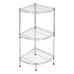 Scaffale ad Angolo Confortime 3 livelli Cromato (35 x 35 x 70 cm)