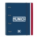 Rengaskansio Munich Soon A4 Sininen (27 x 32 x 3.5 cm)