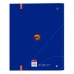 Raccoglitore ad anelli Valencia Basket M666 Azzurro Arancio (27 x 32 x 3.5 cm)