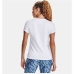 Dames-T-Shirt met Korte Mouwen Under Armour Graphic Wit