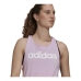 Tricou cu Bretele Damă Adidas Essentials Logo Lavandă