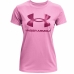 Kortarmet T-skjorte til Kvinner Under Armour Graphic Rosa