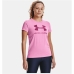 Kortarmet T-skjorte til Kvinner Under Armour Graphic Rosa