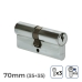 Cilinder EDM 85173 r15 nikelj Dolga camlock Evropski