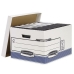 Scatola Archivio Fellowes Azzurro Bianco Din A4 29,4 x 38,7 x 44,5 cm