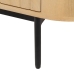 Mueble de TV MONTMARTRE 140 x 40 x 48 cm Natural Negro Madera Hierro