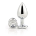 Anal plug Dream Toys Gleaming Love Sølvfarvet