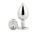 Anal plug Dream Toys Gleaming Love Sølvfarvet