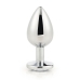 Anal plug Dream Toys Gleaming Love Sølvfarvet