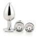 Anale Plug Dream Toys Gleaming Love Zilverkleurig