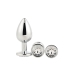 Anal plug Dream Toys Gleaming Love Silver