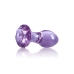 Plug Anal NS Novelties Crystal (by NSN) Roxo