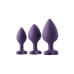 Anal plug Dream Toys Flirts Purple 3 Pieces