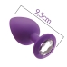 Plug Anal Attraction Mai Pleasure Toys Roxo