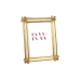 Photo frame Romimex Golden Resin 3 x 18 x 13 cm