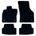 Conjunto de Tapetes de Carro OCC Motorsport OCCVW0022 Preto 5 Peças