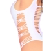 Leotard Pink Lipstick White One size