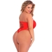 Leotard Pink Lipstick Red L