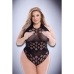 Bodijs Baci Lingerie Melns Queen size