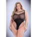 Bodijs Baci Lingerie Melns Queen size