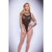 Body Baci Lingerie Černý Jednotná velikost