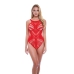 Body Baci Lingerie Vermelho Tamanho único