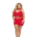 Vestido Pink Lipstick Rojo (Queen size)