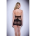 Vestito Baci Lingerie Nero (Taglia unica)