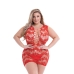 Vestido Baci Lingerie Vermelho (Queen size)