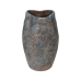 Blumenvase Romimex Blau Terrakotta Antiker Finish 17 x 27 x 17 cm