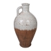 Vaas Romimex Wit Terra cotta Rustiek 20 x 38 x 20 cm Met handvat