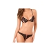 Ensemble de Lingerie René Rofé Noir (S/M)