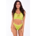 Conjunto de Lingerie Pink Lipstick Verde (S/M)