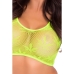 Compleu de lenjerie Pink Lipstick Verde (S/M)