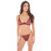 Conjunto de Lingerie René Rofé Vermelho (M/L)