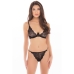 Conjunto de Lingerie René Rofé Preto (S/M)