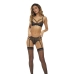 Conjunto de Lingerie René Rofé Preto (M/L)