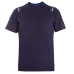 Camiseta de Manga Corta Hombre Sparco TECH STRETCH Azul marino