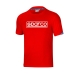 Heren-T-Shirt met Korte Mouwen Sparco FRAME Rood L